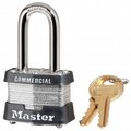Master Lock Master Lock 1-.50in. No. 3 Long Shackle Laminated Padlock  3KALF 0344 3KALF 0344